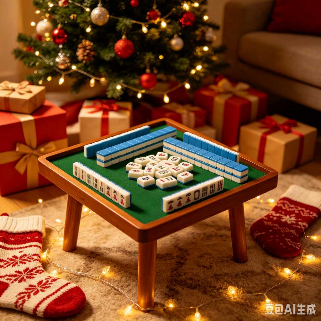 trendy color mahjong set
